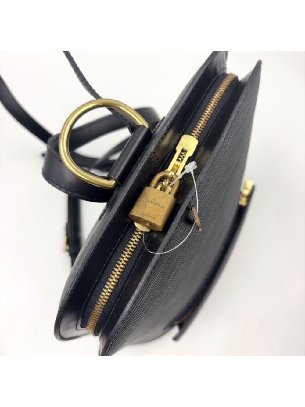 Louis Vuitton Gobelins Epi Noir Leather Black Backpack Gold - Picture 14 of 15